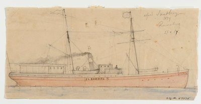 Steamship J L RUNEBERG by Per Wilhelm Cedergren